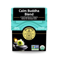 Thumbnail for Image 1 of Default Title for the product Buddha Teas Organic Calm Buddha Blend Herbal Tea, Caffeine Free