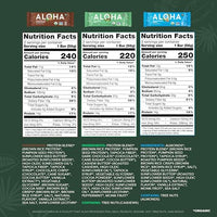 Thumbnail for Image 2 of ALOHA Organic Plant Based Protein Bars - 6 Flavor Variety Pack - 12 Count, 1.9oz Bars
