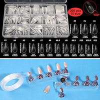 Thumbnail for Image 2 of Teenitor Acrylic Nail Kit With Chrome Powder, Almond Tips, Art Brushes, Charms, 3D Gel, Tools, Stand - Beginner Set