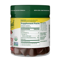 Thumbnail for Image 2 of MegaFood Vitamin B12 Energy Gummies, USDA Organic, Cranberry, 70 Gummies
