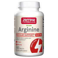 Thumbnail for Jarrow Formulas L-Arginine 1000 mg 100 Tabs (Easy-Solve)