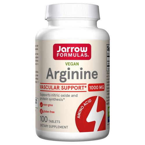 Jarrow Formulas L-Arginine 1000 mg 100 Tabs (Easy-Solve)