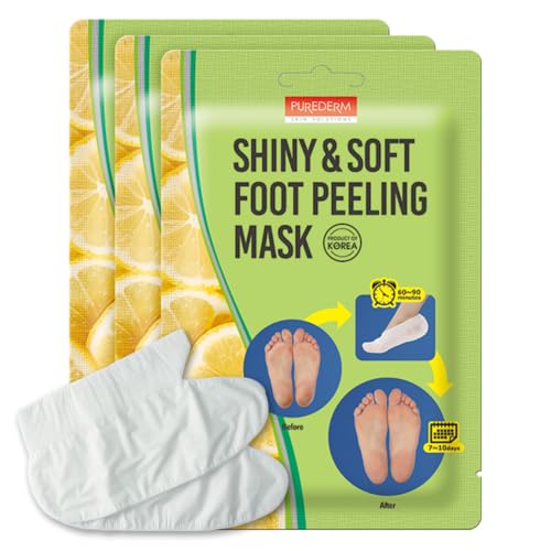 Image 1 of 6 for the product Purederm Foot Peeling Mask for Dry Cracked Feet, Exfoliating Treatment for Dead Skin & Calluses