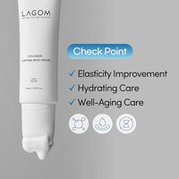 Thumbnail for Image 2 of LAGOM Collagen Lifting Neck Cream with Massage Roller 1.69 Fl Oz