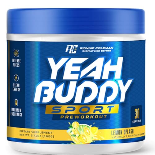 Image 1 of Default Title for the product Ronnie Coleman Signature Series Pre Workout Powder Lemon Splash