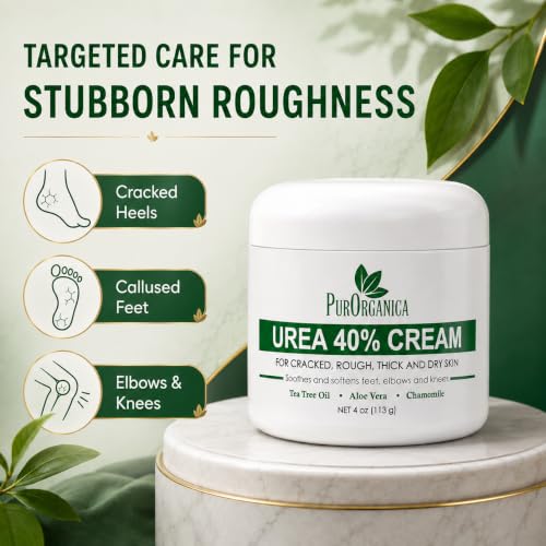 Image 7 of PurOrganica Urea Cream 40% for Dry Cracked Heels and Calluses