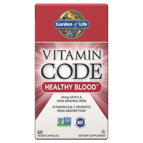 Garden of Life Vitamin code Healthy Blood 60 vcaps