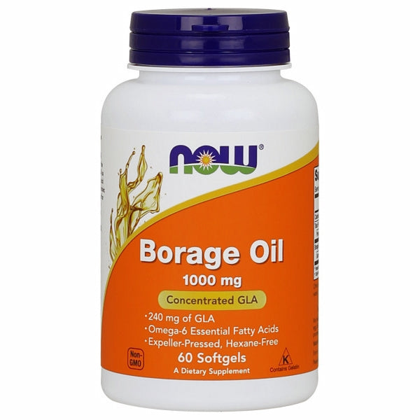 Now Foods Borage Oil 1000 mg 60 Softgels
