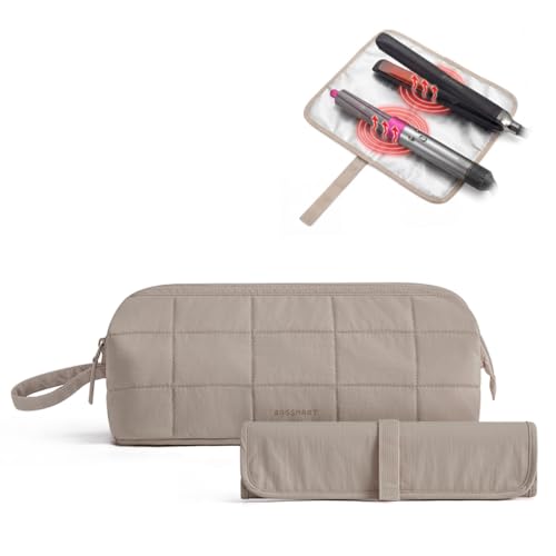 Image 5 of Brown for the product BAGSMART Hair Tools Travel Bag