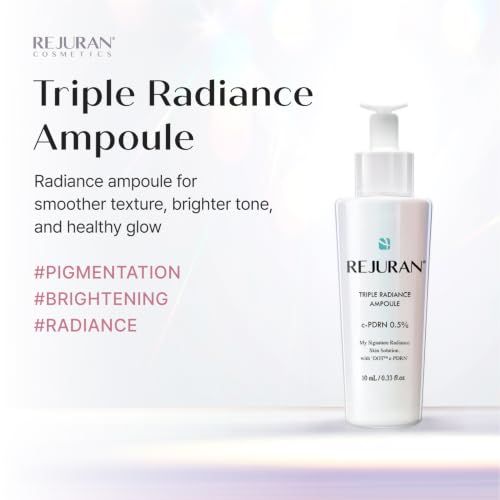 Image 2 of REJURAN Triple Radiance Ampoule c-PDRN?Face Serum, 0.33 fl oz Travel Size