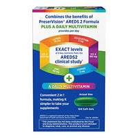 Thumbnail for Image 7 of PreserVision AREDS 2 + Multivitamin Eye Vitamins, 100 Softgels