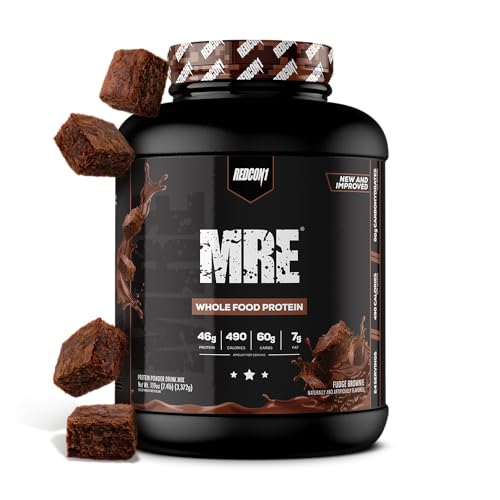 Image 4 of Fudge Brownie for the product REDCON1 MRE Whole Food Protein Powder