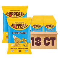 Thumbnail for Image 2 of 1 Ounce (Pack of 36) for the product HIPPEAS Chickpea Tortilla Chips, Rockin? Ranch, Gluten Free, Dairy Free, Vegan, 1oz, Pack of 18