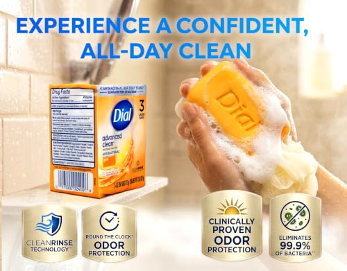 Image 3 of Dial Gold Dial Antibacterial Soap Bars 4 oz. 3 Pack