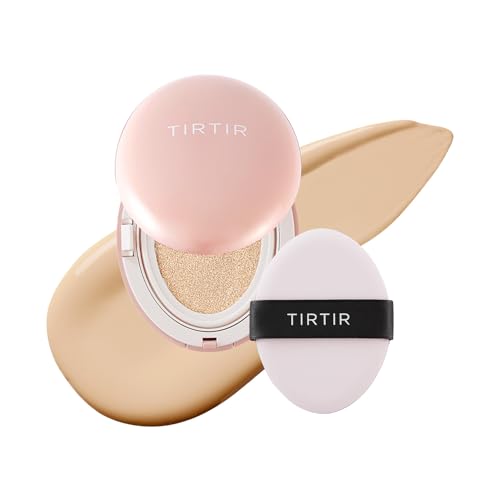 Image 9 of 17W French Vanilla / 0.15 Fl Oz (Pack of 1) for the product TIRTIR Mask Fit All Cover Pink Cushion Foundation
