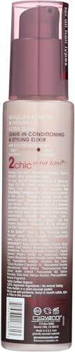 Thumbnail for Image 2 of GIOVANNI 2chic Ultra-Sleek Leave-In Conditioning & Styling Elixir, 4 oz