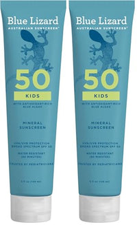 Thumbnail for Image 1 of Default Title for the product BLUE LIZARD Kids Mineral SPF 50 Sunscreen Lotion 5 fl oz Pack of 2
