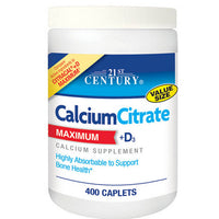 Thumbnail for 21st Century 21st Century Calcium Citrate + D Caplets 400 Tabs