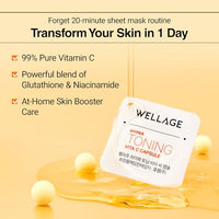 Thumbnail for Image 5 of WELLAGE Hyper Toning One Day Kit 2ea, Vitamin C 30% and Glutathione