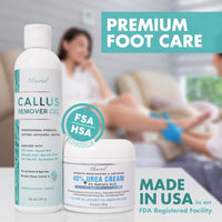 Thumbnail for Image 2 of Ebanel Set of Salon Grade Callus Remover for Feet Gel + 40% Urea Foot Cream