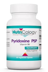 Thumbnail for Image 1 of Default Title for the product Nutricology Allergy Research Group Pyridoxine P5P 60 ct