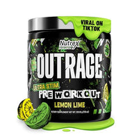 Thumbnail for Image 5 of Lemon Lime / 8 Ounce (Pack of 1) for the product Nutrex Research Outrage Ultra HIGH STIM Pre-Workout Powder for Men