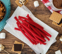 Thumbnail for Image 6 of Red Vines Licorice Candy Original Red Flavor Soft Chewy Candy Twists, Red Licorice 3.5 Lb Jar