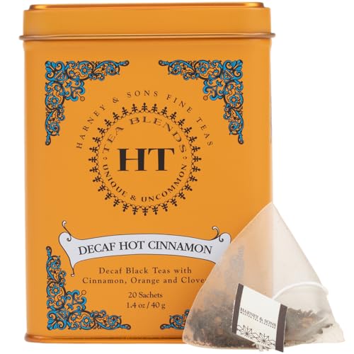 Image 6 of Harney & Sons Decaf Hot Cinnamon Tea 20 Sachets 1.4oz