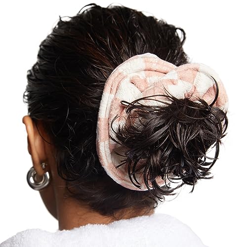 Image 6 of Kitsch Microfiber Quick-Dry Hair Towel Scrunchie - Micro Dot, 2pcs