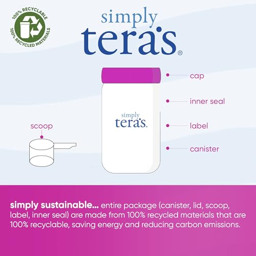 Image 3 of simply tera's Pure Whey Protein Powder, Dark Chocolate, Clean Label - 12 Oz