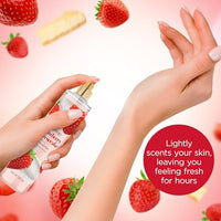 Thumbnail for Image 3 of Bodycology Long-Lasting Fragrance Body Mist, Strawberry Cheesecake, 8 fl oz
