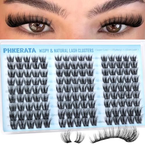 Image 11 of Fluffy Crossed Lash (10-16mm) for the product PHKERATA Wispy Eyelash Clusters