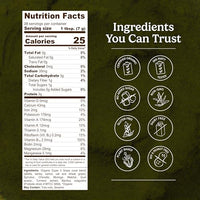Thumbnail for Image 2 of Organic Traditions Super Greens Turmeric Powder Blend, Plant Based, 7oz