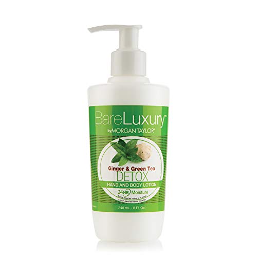 Image 2 of Detox Ginger & Green Tea Lotion / 8 Fl Oz (Pack of 1) for the product Morgan Taylor Nail Lacquer Spa BareLuxury Detox Ginger & Green Tea Lotion