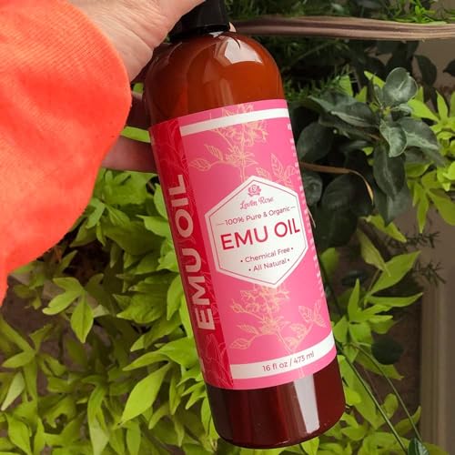 Image 5 of Leven Rose Emu Oil 100% Pure Natural Scar Minimizer Anti Aging Skin Moisturizer 16 oz