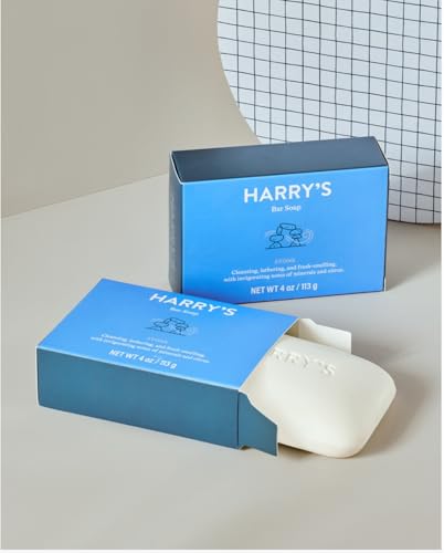 Image 1 of Bergamot / 4 Ounce (Pack of 4) for the product Harry's Bar Soap, Stone Scent, 4 oz, 4 Pack