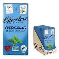 Thumbnail for Image 1 of Default Title for the product Chocolove Peppermint Dark Chocolate Bars 3.2oz Pack of 12