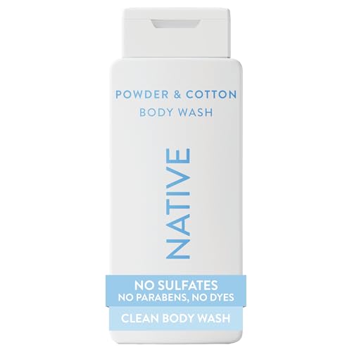 Image 1 of Default Title for the product Native Clean Body Wash for Women & Men, Powder & Cotton Scent, 18 fl oz