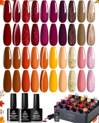 Thumbnail for Image 2 of A - Mixed Finishes | Autumn Aura for the product beetles Gel Polish Gel Nail Polish Kit