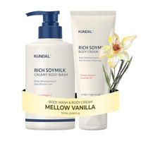 Thumbnail for Image 1 of C. Mellow Vanilla for the product KUNDAL Soymilk Body Wash and Body Cream Set