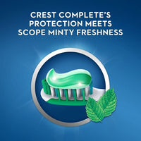 Thumbnail for Image 5 of Crest Toothpaste 5.4 Ounce Plus Scope Whitening Minty Fresh Pack of 6