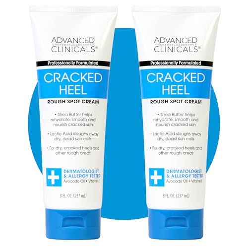 Image 1 of Cracked Heel Foot Cream / 1 Count (Pack of 2) for the product Advanced Clinicals Cracked Heel Foot Cream Moisturizer 2-Pack
