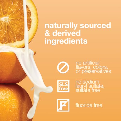 Image 3 of Davids Kids & Adults Fluoride Free Whitening Orange Vanilla 5.25oz