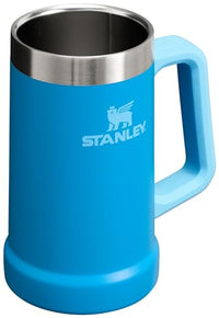 Thumbnail for Stanley Stay-Chill Beer Stein 24 oz | Heavy Duty Big Grip Handle | Beer Tumbler Drink Cup, Holds 2 Cans | Insulated Stainless Steel Party Mug | BPA-Free | Azure