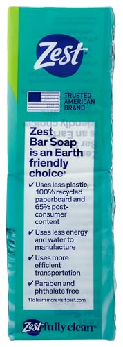 Thumbnail for Zest 8-Bar Bath Size Soap, Aqua, 4 Ounce per bar, 8 bars, 32 Ounce