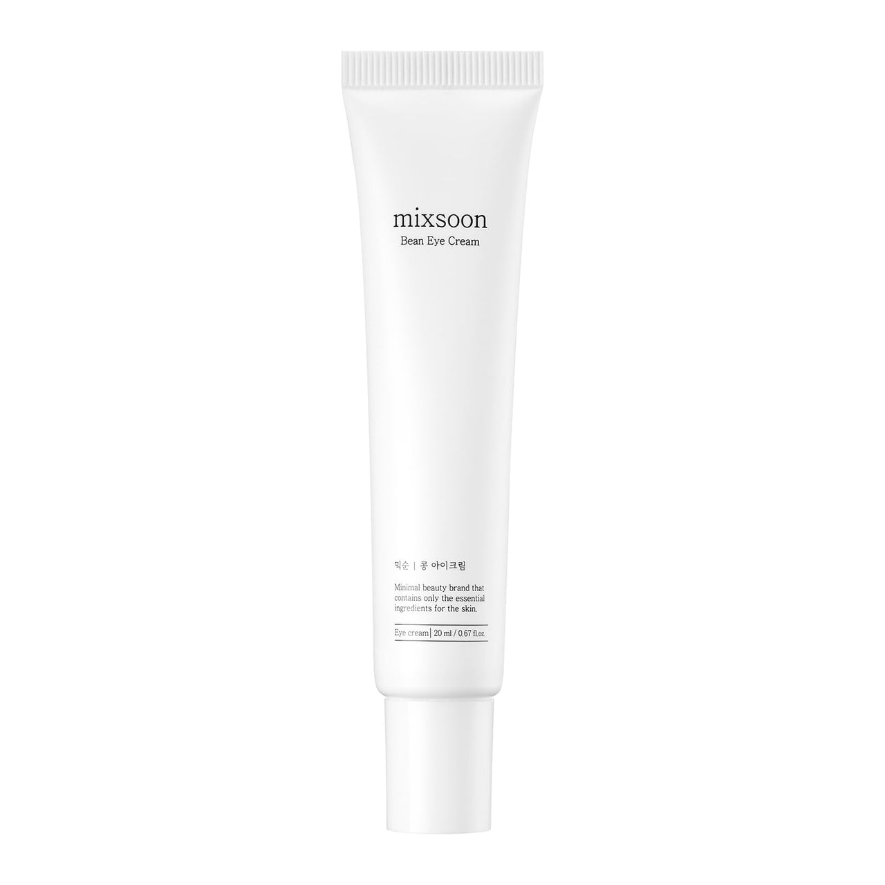 mixsoon Bean Eye cream - Nourishing and Firming for Dark Circles, Puffiness, Fermented Bean and Peptide Complex Niacinamide 20ml / 0.67 fl.oz. Korean Glass Skin Care