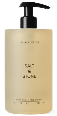 Thumbnail for Salt & Stone Body Wash with Antioxidants for Deep Moisture | For Women & Men, Sulfate, Paraben, & Dye Free, Leaving Skin Soft and Hydrated | Santal & Vetiver 15.2 fl oz