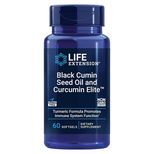 Life Extension Black Cum in Seed Oil & Curcumin Elite Turmeric Extract 60 soft gels