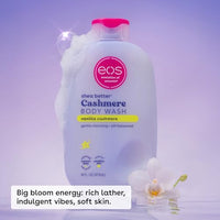 Thumbnail for eos Travel Vanilla Cashmere Body Wash- Travel Size Body Wash, Hydrating, Moisturizing, Toiletries, Mini, Shea Butter, 2.5 fl oz