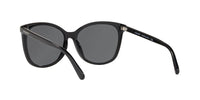 Thumbnail for Coach HC8271U Universal Fit Sunglasses, Black/Dark Grey, 57 mm